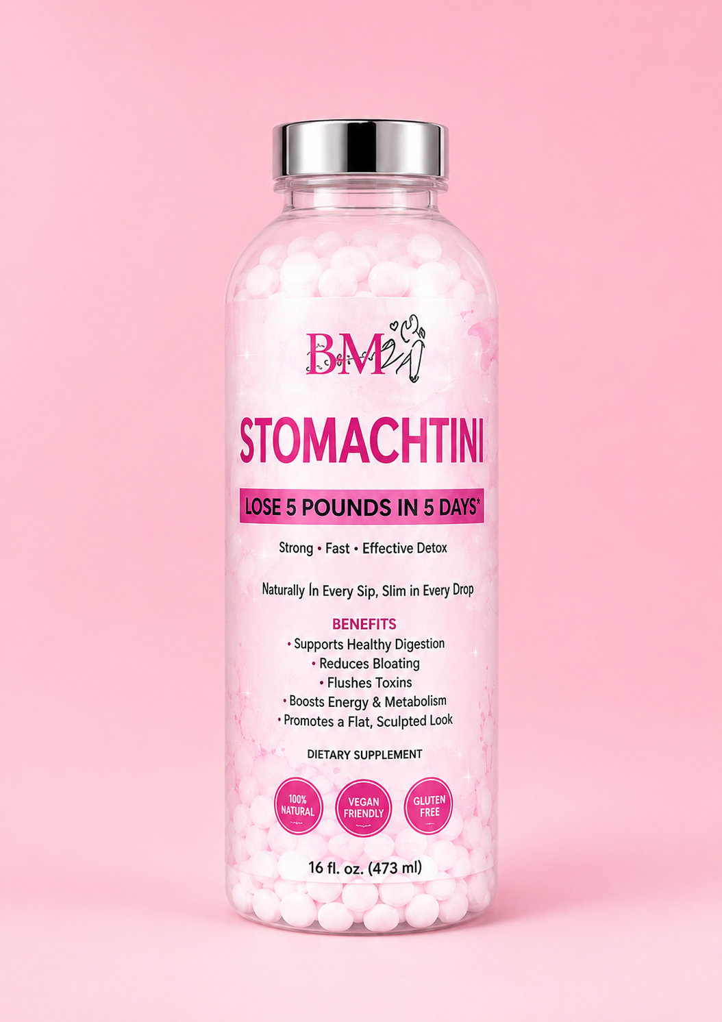 Premade Stomach Tini Cocktail with peptides ššø(1 ,16oz)