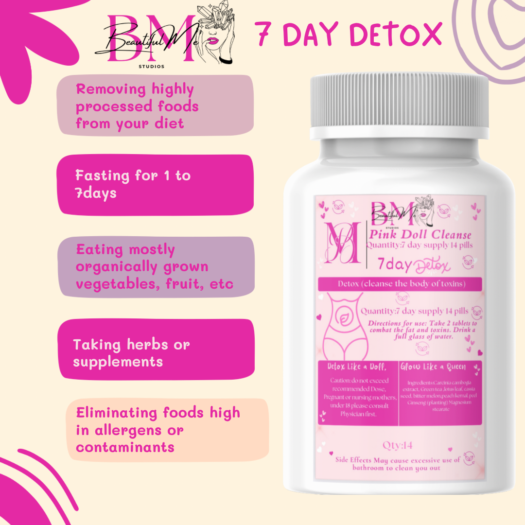 7 Day Detox pills,Lipo Oil & Firming Cream Kit